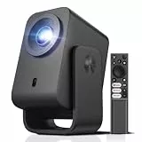 TCL C1 Smart Mini Beamer, Integriertes Offizielles Google TV/Netflix/APV, Projektor 4K 1080p, Autofokus & 6D Keystone, Dolby 8W, WLAN, Bluetooth, 285° Drehbar für Handy, Heimkino, Deckenprojektion