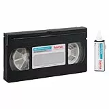 Hama Video-Reinigungskassette inkl. Reinigungsflüssigkeit für eine Feuchtreinigung (VHS/S-VHS/VHS-C/S-VHS-C), 44728
