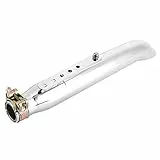 EBTOOLS Endschalldämpfer, Auspuffrohr, Auspuffschalldämpfer, Auspuffschalldämpfer, Universal, für Motorrad, Edelstahl, Eisen, mit Reduzierstück 35/39/43 mm