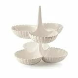 Guzzini - Tiffany, Set 2 Vorspeisenschalen - Milchweiß, 27x25xh25,5 cm - 199201156