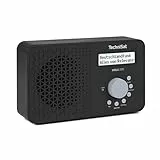TechniSat Viola 200 - tragbares DAB+/UKW-Radio (mit LCD-Display, Teleskopantenne, Favoritenspeicher, Kopfhöreranschluss, Netz- & Batteriebetrieb, Mono-Lautsprecher, RDS, PLL) schwarz