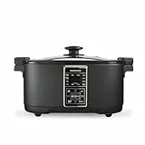 Morphy Richards 10-in-1-Multifunktion für Lebensmittel, 6,5 l, Frittieren, Braten, Dampf, Sear, Sautieren, Reis, Slow Cooper, LED-Bedienfeld, Antihaft-Aluminium-Pfanne