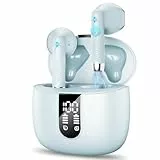 Bluetooth 5.3 Kopfhörer, In Ear Kopfhörer Kabellos mit 4 Mic, 48H Tiefer Bass Spielzeit Wireless Earbud, LED-Anzeige, Bluetooth Ohrhörer mit ENC Noise Cancelling, IP7 Wasserdicht Kopfhörer Sport USB-C