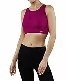 FALKE Damen Sport-BH Maximum Support CUP C/D W SB Funktionsgarn für hohen Aktivitätslevel 1 Stück, Pink (Berry 8284), S