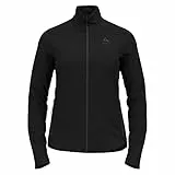 Odlo Fleecejacke Damen Berra I Midlayer I Langarm Wandershirt Langarm Wandershirt mit Reißverschluss I Damen