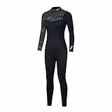 ZCCO Neoprenanzug Damen 3mm Neopren Thermal Brustreißverschluss Badeanzug Herren und Frauen Langer Tauchanzug zum Surfen,Speerfischen,Tauchen,Schnorcheln,Kajakfahren