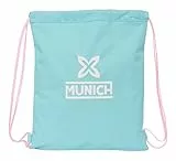 München HEAVEN Rucksack, flach, groß, ideal für Kinder verschiedener Altersgruppen, bequem und vielseitig, Qualität und Widerstandsfähigkeit, 35 x 40 cm, Himmelblau, Himmelblau, Estándar, Casual