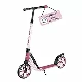 HUDORA BigWheel® 205 Advanced Scooter - Komfortabler Aluminium-Roller für bis zu 100kg - Höhenverstellbarer & zusammenklappbarer Tretroller - Kick-Scooter für Kinder/Jugendliche & Erwachsene