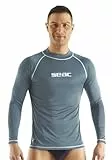 Seac Herren T-Sun Long Rashguard für Schwimmen, Surfen, Tauchen, UV-Schutz