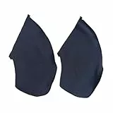 LeeQinersw 2 × Aufnähbare Taschen für Mäntel, eingenähte Seitentaschen, Diebstahlsichere Reisegeldbörse im Inneren für Jacken, Taschen ideal für Mäntel, Sweatshirts, Hoodies, Pullover, Schwarz