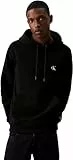 Calvin Klein Jeans Herren Sweatshirt Ck Essential mit Kapuze, Schwarz (Ck Black), L