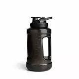 Smartshake Ultimate Jug Protein Shaker | 2100 ml / 72 oz | Auslaufsicherer Schraubdeckel – BPA-frei, Sport-Wasserflasche – Perfekt fürs Fitnessstudio – | Große, durchsichtige Sportflasche – Schwarz