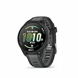 GARMIN Forerunner 165, leichte GPS Smartwatch zum Laufen, mit AMOLED Touchscreen, Trainingsempfehlungen, Gesundheitsdaten, smarten Funktionen
