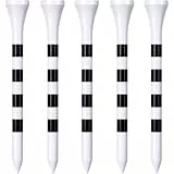 Zivisk Golf Tees Holz - 100 Stück 83mm Bambus Tees(Weiß)