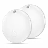 Android Tag GPS Tracker 2-Pack - Smart Tag Kompatibel mit Apple Wo ist? Und Google Mein Gerät Finden APP, Wasserdichter Gegenstandssucher, Bluetooth-Schlüsselfinder für Geldbörse, Gepäck