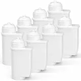 8 Stück Wasserfilter für Siemens EQ Series, EQ5 EQ6 EQ7 EQ9 S700 EQ500,Ersatzwasserfilter für Siemens 3200, Bosch TCZ7003, TCZ7033, 467873,für Brita® Intenza 575491