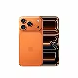 Apple iPhone 17 Pro 256 GB: 6,3' Display mit ProMotion bis zu 120 Hz, A19 Pro Chip, bahnbrechende Batterielaufzeit, Pro Fusion Kamera-System mit Center Stage Frontkamera; Cosmic Orange