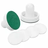 SOIMISS Eishockeyschieber und Pucks Satz aus Robustem Kunststoff 60mm Tisch Eishockey Ersatzteile für Spielzimmer
