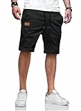 Meilicloth Schwarze Shorts Herren Kurze Hosen Baumwolle Kurze Bermuda Shorts Sommer Mode Für Herren Mit 4 Taschen 38
