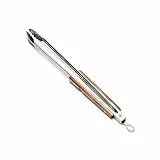 Petromax Grill- und Kohlenzange Edelstahl, für Grill & Feuerstelle, präziser Griff, 54 cm