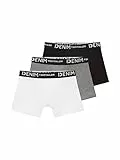 TOM TAILOR Denim Herren Trunk Hipster Boxershorts im Triple-Pack mit Stretch