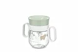 Mepal - Trinklernbecher 360° Mio Little Dutch - Auslaufsicher - 360 Rand ermöglicht das Trinken von jeder Seite - Leicht zu haltende Griffe - 200 ml - Little Farm