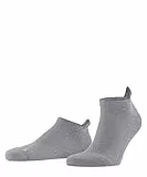 FALKE Unisex Sneakersocken Cool Kick Sneaker U Sn weich atmungsaktiv schnelltrocknend kurz einfarbig 1 Paar, Grau Light Grey Melange 3775, 39-41