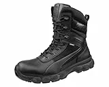 PUMA Safety Kommando RB LR8 Zip - Herren Einsatzstiefel – knöchelhohe Stiefel mit Laufsohle – Bequeme Tactical Boots für Indoor & Outdoor Schwarz Größe 44