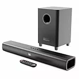 MAJORITY Naga 60 Plus Soundbar für TV Geräte | 300W 2.1 Soundbar mit Subwoofer | Heimkino Soundsystem HMDI ARC | Sound Bar Bluetooth | Wandmontierbares Sound System | Inklusive Fernbedienung