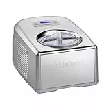 Cuisinart Eiscreme- und Gelato-Maschine | Macht Eiscreme, Gelato, Sorbet, gefrorenen Joghurt in 40 Minuten | Hausgemachte Desserts | Schüssel muss nicht vorgefroren werden | Edelstahl | ICE100BCU