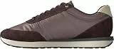 Calvin Klein Herren Runner Sneaker Retro Mix mit Logo, Rot (Bordeaux/Peppercorn/Vanilla), 40
