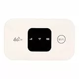 Mobiler 4G WLAN Hotspot, Tragbarer WLAN Router mit SIM Kartensteckplatz, 2100 mAh Akku, Hochgeschwindigkeits Taschen WLAN Gerät Verbindet Bis zu 10 Geräte