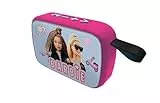 Lexibook Mattel Barbie - Tragbarer Bluetooth-Lautsprecher, kabellos, USB-C, SD/TF-Karte, wiederaufladbarer Akku, blau/rosa, BT018BB