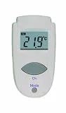 TFA Dostmann Infrarot-Thermometer Mini Flash, 31.1108, berührungsloses Messen von Oberflächen, 1s Messdauer, gemäß HACCP, vielseitig nutzbar, L 37 x B 17 x H 68 mm