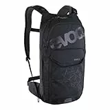 EVOC STAGE 6 Backpack, Fahrradrucksack (Brace link Schultergurte, Air flow contact system, PFC-frei, leicht und kompakt, trekkingrucksack, ideal für Mountainbiker, One Size), Black