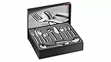 ZWILLING Senses Besteck-Set 68-teilig, Für 12 Personen, Spülmaschinengeeignet, 18/10 Edelstahl, Mattiert, Silber