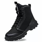 Rona Shoes Sicherheitsschuhe Arbeitsschuhe Stahlkappenschuhe Leichte Bequeme Sportliche Arbeitsschutzschuhe Herren Damen Armor Black EU 42