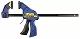 Irwin 1964720 Quick-Change Einhand-Zwinge 300 mm 2 Stück, Haltekraft 135 kg, Spreizfunktion, T5122QCEL7