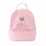VALICLUD Kinder Balletttasche Rucksack Mädchen Tanztasche Große Kapazität Tragetasche Für Ballettkleidung Schuhe Telefon Zufällige Farbe Zufälliger Reißverschluss
