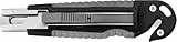 Westcott E-84022 00 Cutter PROFESSIONAL Kunststoffgehäuse Softgrip, Klingenbreite 18 mm, grau/schwarz