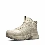 NORTIV 8 Wanderschuhe Damen Wasserdicht Leicht Outdoor Trekking rutschfest Bequem Camping Knöchel Atmungsaktiv Boot Armadillo FieldLite,Size 40,Khaki,SNHB26002W