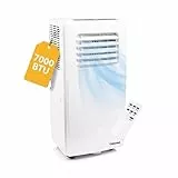 Tristar Mobiles Klimagerät - 7.000 BTU - 3-in-1 - Entfeuchtet, Kühlt, Ventiliert - Bis zu 25 m² - Fensterkit inklusive - AC-5478