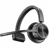 Poly – schnurloses Voyager 4310 UC-Headset (Plantronics) – Ein-Ohr-Headset – USB-A-Bluetooth-Adapter – kompatibel mit Teams (zertifiziert), Zoom und mehr, Schwarz