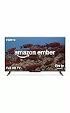 Amazon Ember 2-Serie mit Fire TV (neueste Generation), 32-Zoll-Smart-TV in HD mit Alexa-Fernbedienung, schnellem Streaming, Dolby Audio, Ambient-TV und kostenlosem Live-TV
