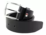 Tommy Hilfiger Herren Gürtel New Denton Belt 4,0 cm Ledergürtel, Blau (Midnight), 95 cm
