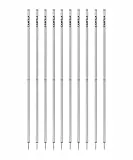Cawila Academy Slalomstangen 10er Set, 170cm Länge, schwarz