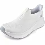 JACKSHIBO Hände frei Slip in Damen Schuhe Slip on Sneakers Memory Foam Walkingschuhe Mit Weite Zehenbox Nullabsatz Sohlen