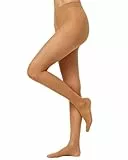 Nur Die Fit in Form 40 DEN starke Stützwirkung semi-blickdichte Fein-Strumpfhose seidig matte Optik entlastet die Beine Komfortbund Damen, amber, M