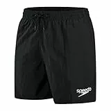 Speedo Essential Enduranc+ Badeshorts für Männer, Badehose Herren, Schwarz, Größe L