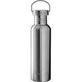 Salewa Aurino 0,75L Edelstahlflasche, Schwarz